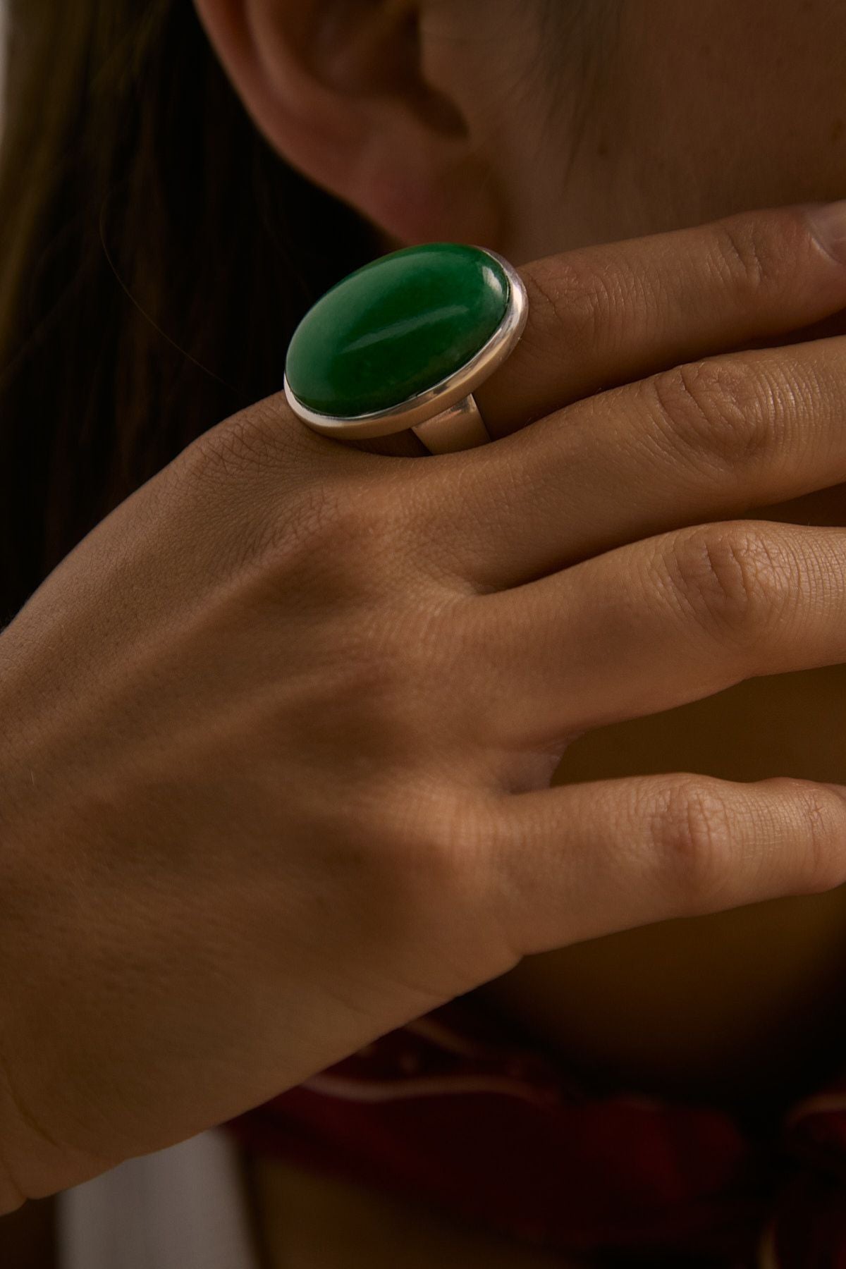 DOLMEN SILVER RING