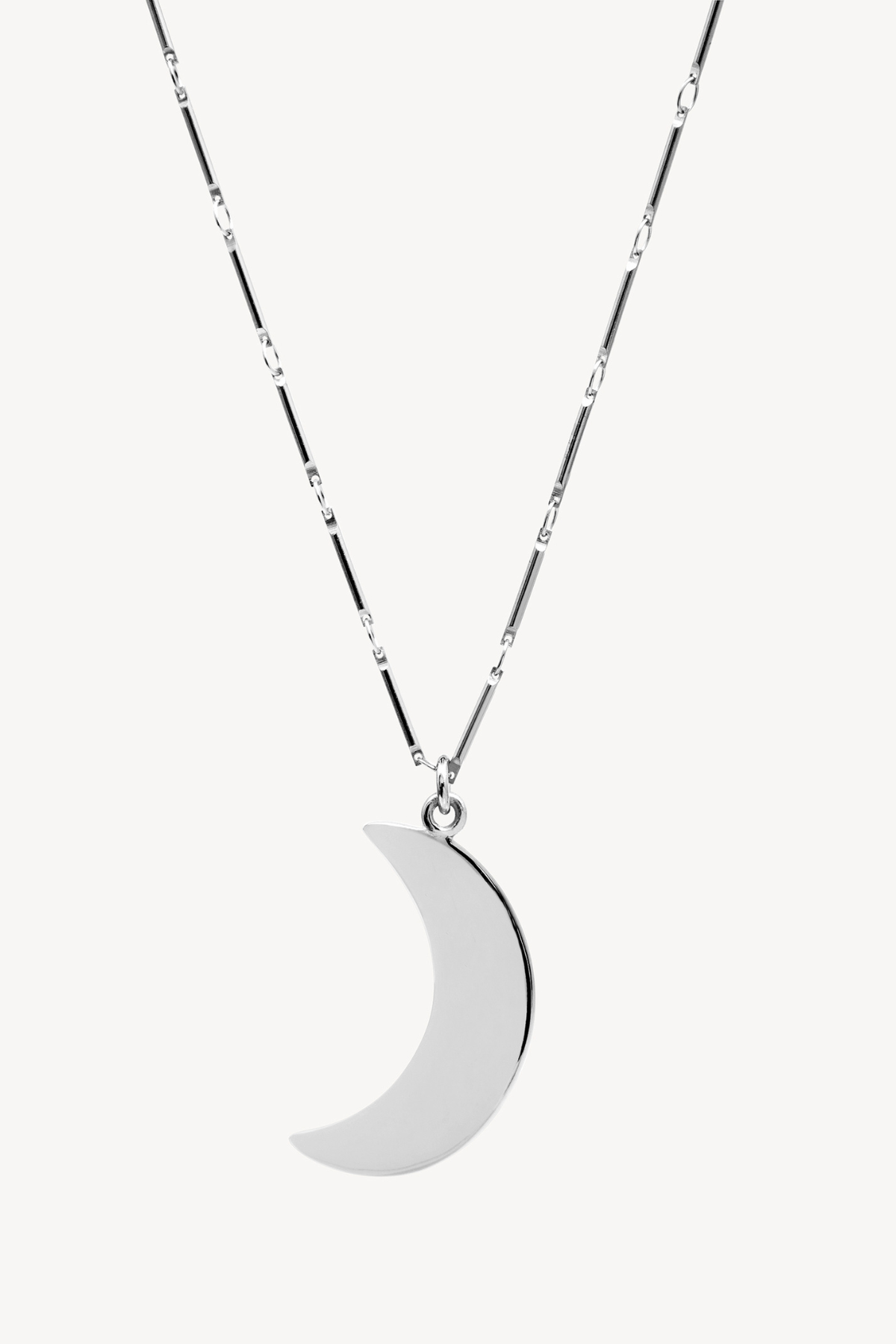 MOON NECKLACE SILVER