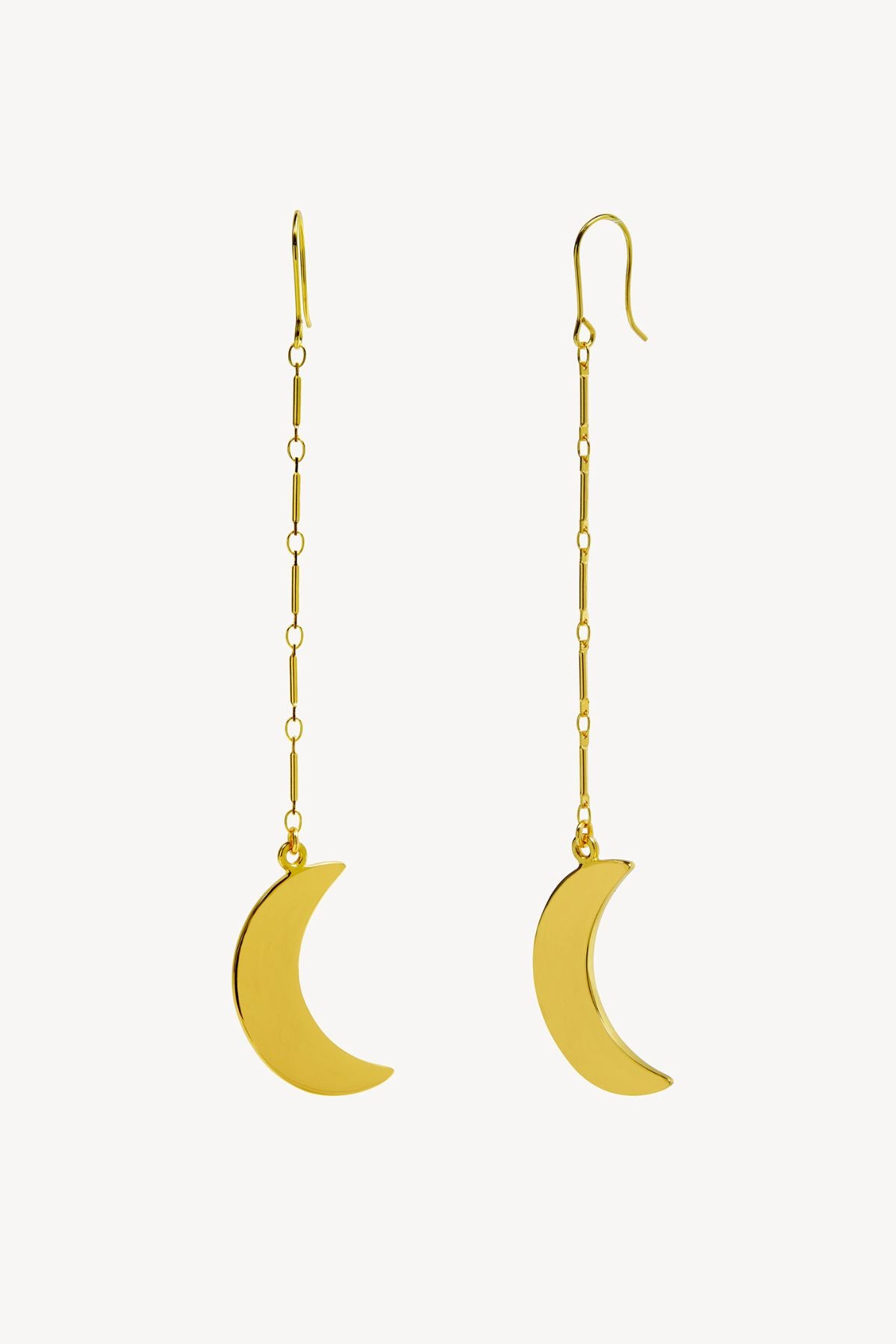 LUNA PENDIENTES ORO