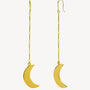 MOON GOLD EARRINGS