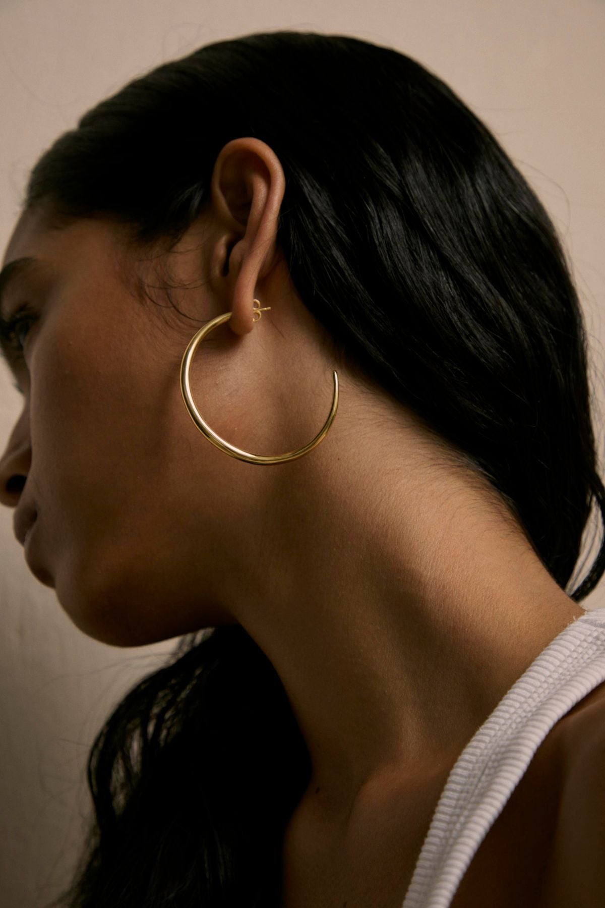 OLIVA GOLD EARRING